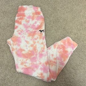 PINK Dye Effect Sweatpants